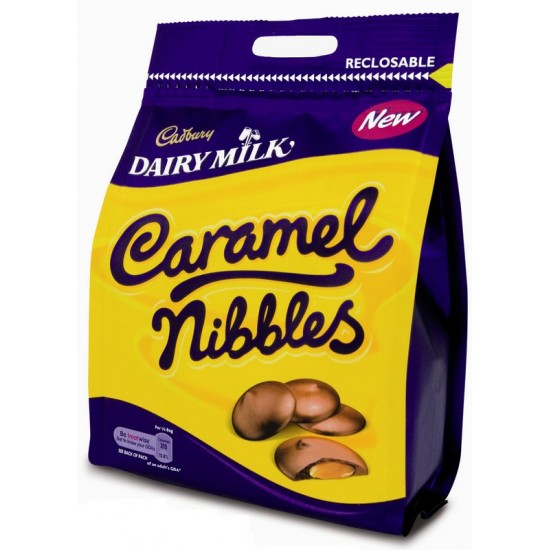 Cadbury Dairy Milk Caramel Nibbles Pouch Bag (120g)