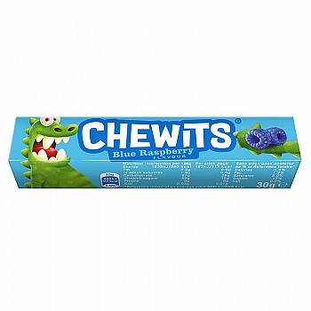 Blue Raspberry Flavour Chewits Roll