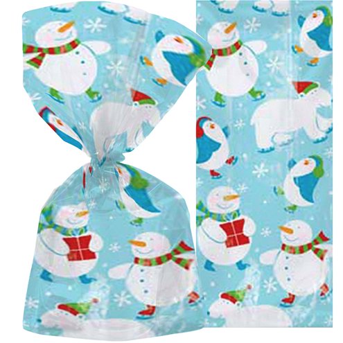 Polar Pals Christmas Cello Bags - 30cm Polar Pals Christmas Cello Bags - 30cm