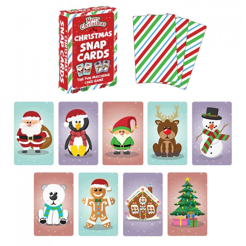 Christmas Snap Card Game Christmas Snap Card Game