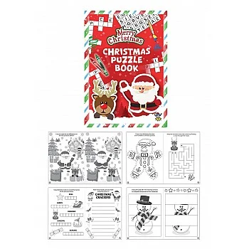 Mini Christmas Puzzle Book 