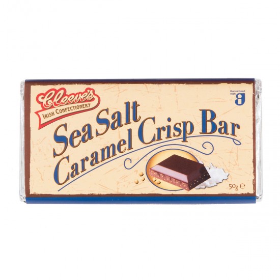 Cleeves Sea Salt Caramel Crisp Bar (50g)