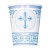 Blue Radiant Cross - 266ml Paper Party Cups