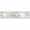 Confirmation Dove Foil Banner - 2.7m