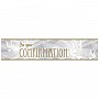 Confirmation Dove Foil Banner - 2.7m Confirmation Dove Foil Banner - 2.7m
