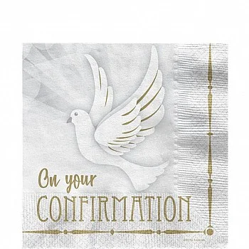Confirmation Dove Lunch Napkins (16pk)