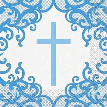 Blue Cross Luncheon Napkins 16ct   