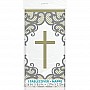 Gold Cross Plastic Tablecover 1.37m X 2.13m
