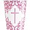 Pink Cross Paper Party Cups