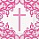 Pink Cross Luncheon Napkins 16ct   