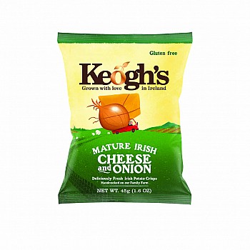 Keoghs Mature Irish Cheese And Onion 45g