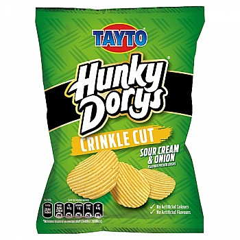 Tayto Hunky Dory Crisps Sour Cream & Onion (37g)