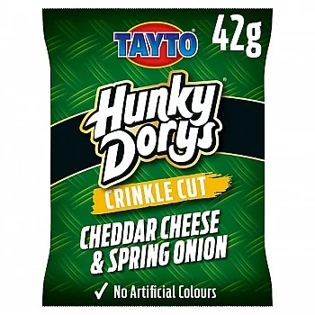 Tayto Hunky Dory Crisps Cheese & Onion (37g)