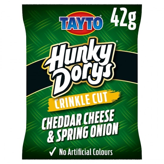 Tayto Hunky Dory Crisps Cheese & Onion (37g)