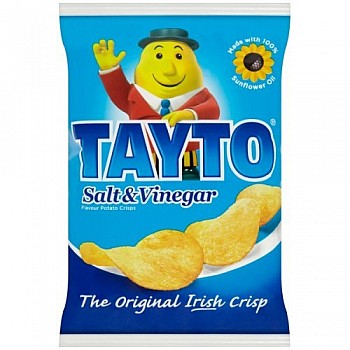 Tayto Salt & Vinegar (50 x 37g)