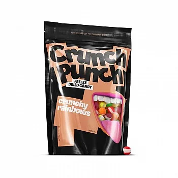 Crunch Punch Crunchy Rainbows 100g Freeze Dried Candy