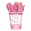 First Holy Communion Pink Cups - 266ml Paper Party Cups