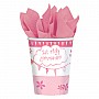 First Holy Communion Pink Cups - 266ml Paper Party Cups First Holy Communion Pink Cups - 266ml Paper Party Cups