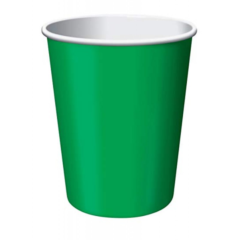 Emerald Green Paper Cups - 266ml (14pk)