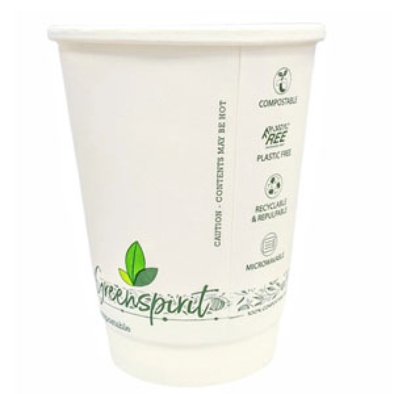 Double Wall 12oz Cups - Plastic Free