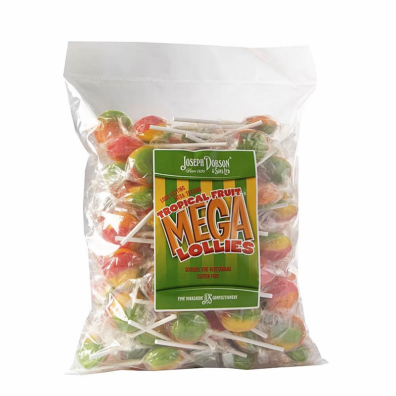 Dobsons Wrapped Tropical Fruit Mega Lollies 1.9kg Dobsons Wrapped Tropical Fruit Mega Lollies 1.9kg