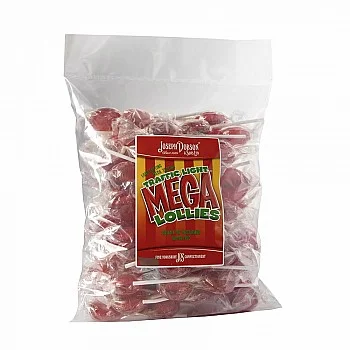 Dobsons Wrapped Traffic Light Mega Lollies 1.9kg