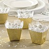 Gold Scallop Favour Boxes - 6cm