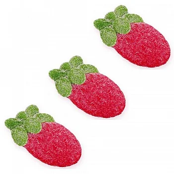 Fini Fizzy Giant Strawberries 250