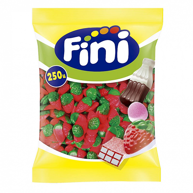 Fini Jelly Giant Strawberries 250 Fini Jelly Giant Strawberries 250