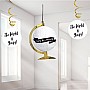 Graduation Globe & Swirls Hanging Decoration