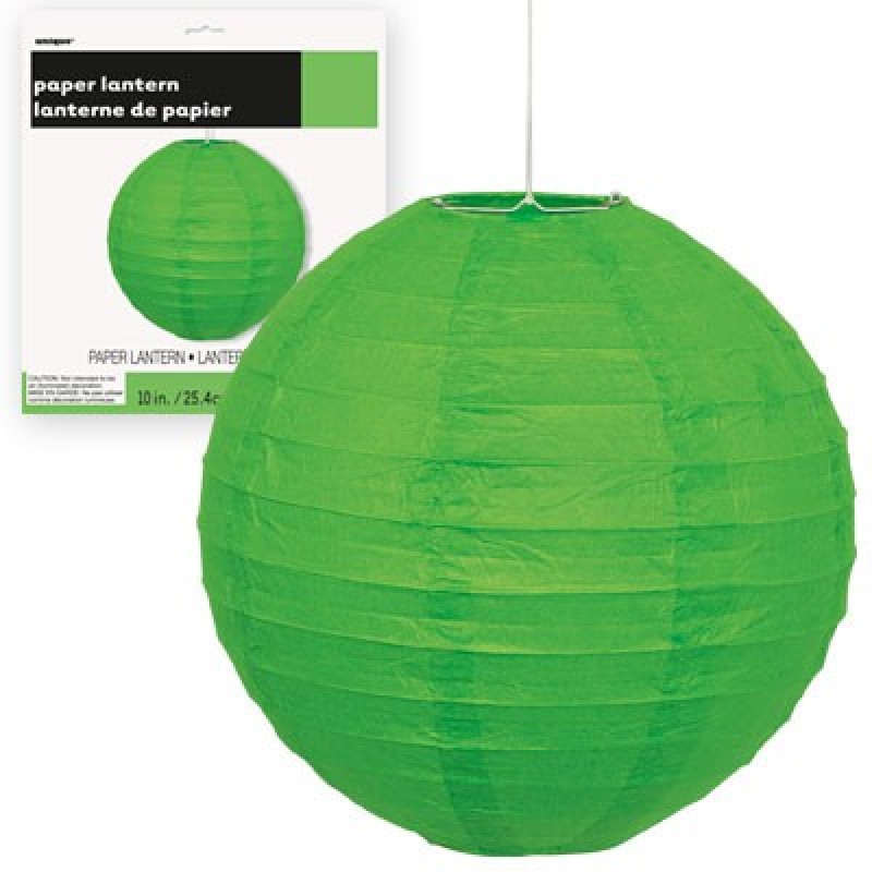 Paper Lanterns 10 Green