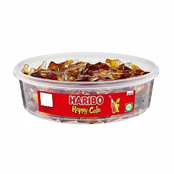 Haribo Happy Cola Bottles Sweet Tub
