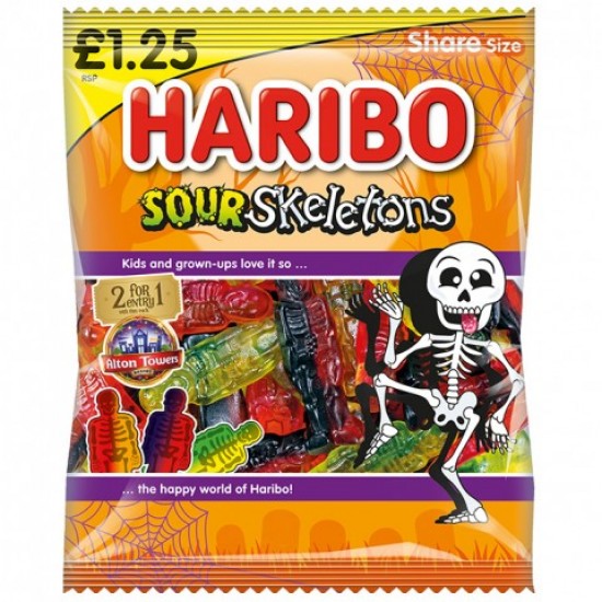 Haribo Sour Skeltons Share Size