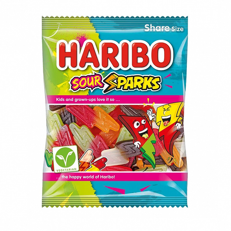Haribo Sour Sparks Share Box (140g) Haribo Sour Sparks Share Box (140g)
