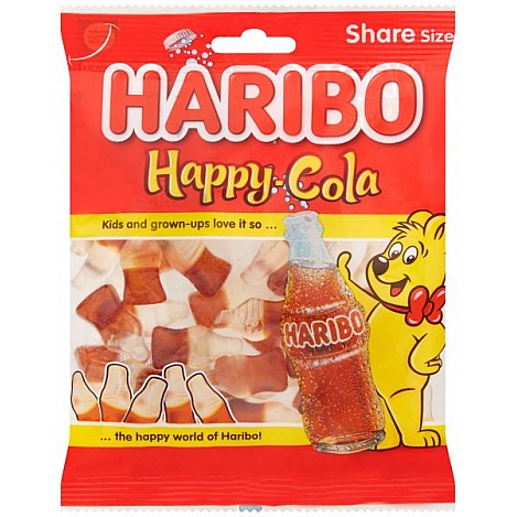 Haribo Happy Cola Bags Share Bags (160g) Haribo Happy Cola Bags Share Bags (160g)