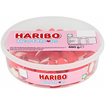 Haribo Heart Throbs Tub