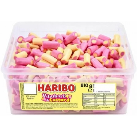 Haribo Rhubarb & Custard Tub Haribo Rhubarb & Custard Tub