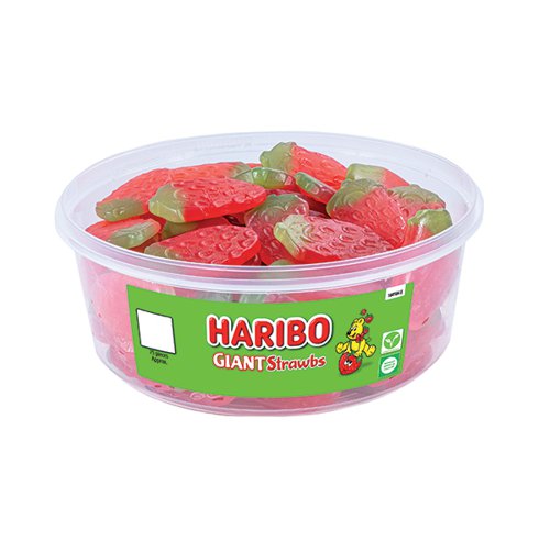 Haribo Giant Strawberries Tub Haribo Giant Strawberries Tub