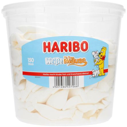 Haribo White Mice 1050g Haribo White Mice 1050g