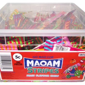 Maoam Stripe Chews tub