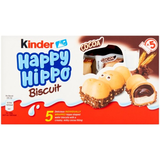 Kinder Happy Hippo Chocolate (5 Pack)