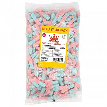 Fizzy Bubblegum Bottles 2.5kg  Fizzy Bubblegum Bottles 2.5kg