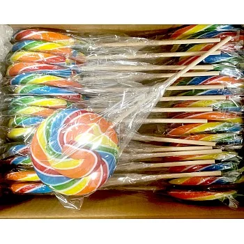 Large Rainbow Wheel Pop