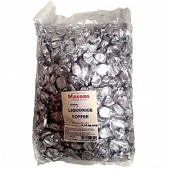 Maxons Liquorice Toffee Traditional Sweets