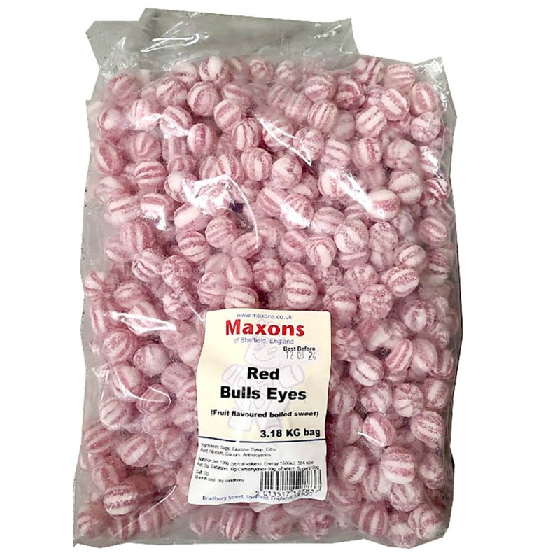 Maxons Red Bullseys Traditional Sweets Maxons Red Bullseys Traditional Sweets