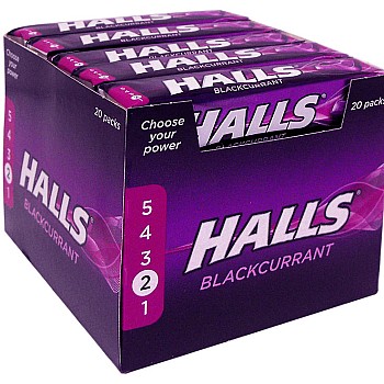 Halls Mentho-Lyptus Blackcurrant