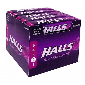 Halls Mentho-Lyptus Blackcurrant