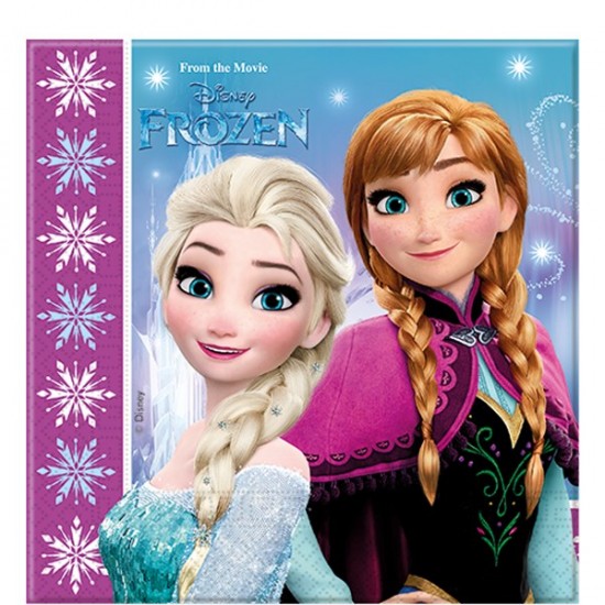Disney Frozen Party Napkins - 2ply Paper (20pk)
