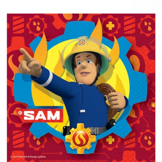 Fireman Sam - 33cm Paper Luncheon Napkins (16pk)