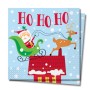 Colourful Santa Christmas Napkins